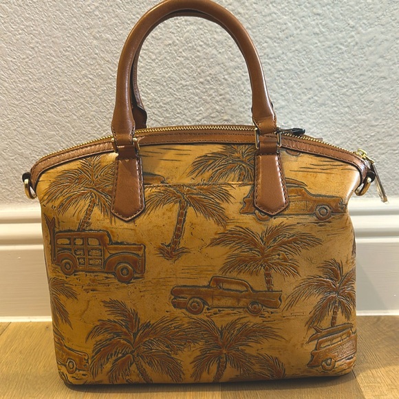 Brahmin Duxbury Satchel Tan Copa Cabana Handbag & Ady Wallet Set NEW - Picture 3 of 7